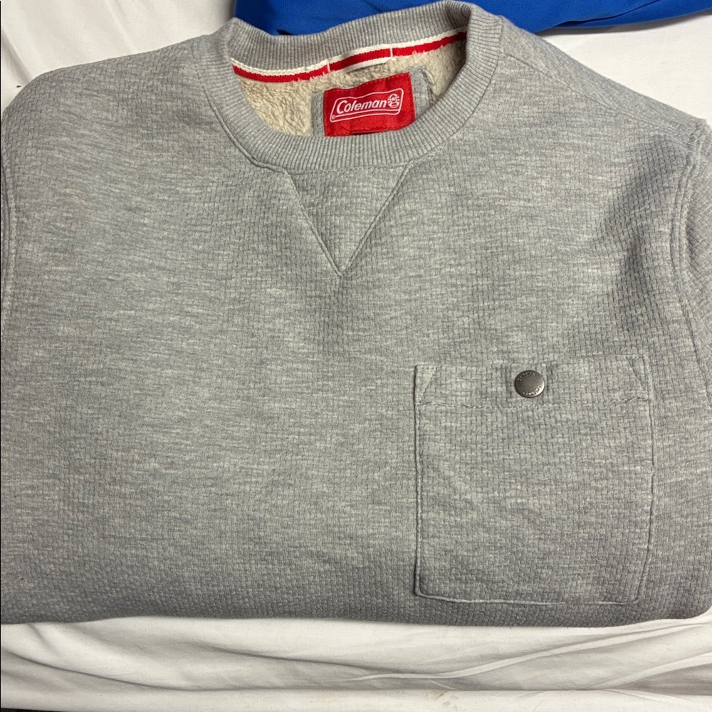 Coleman Gray Sweatshirt with Pocket